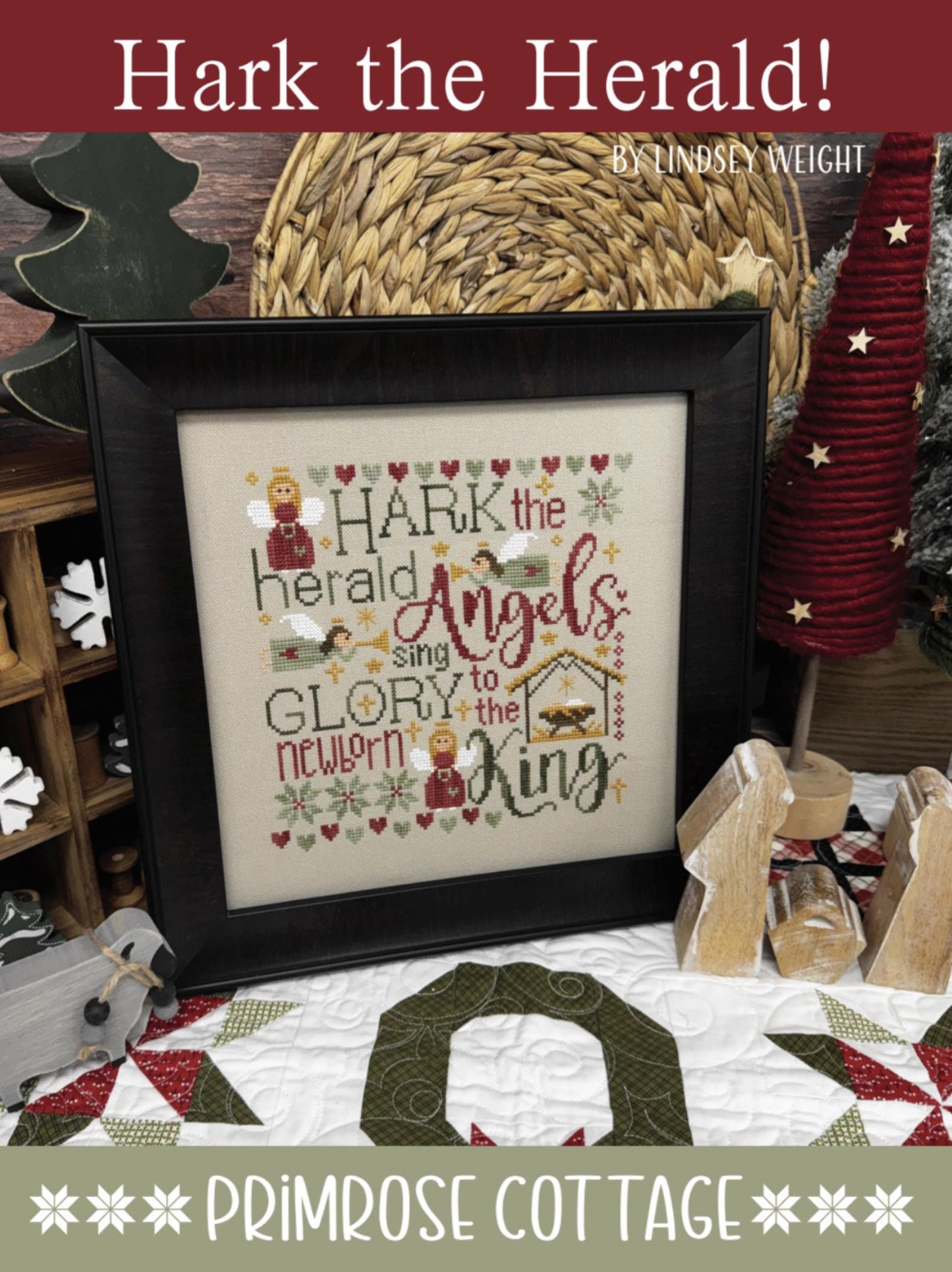 Hark the Herald! by Primrose Cottage Stitches - Cross Stitch Paper Pattern