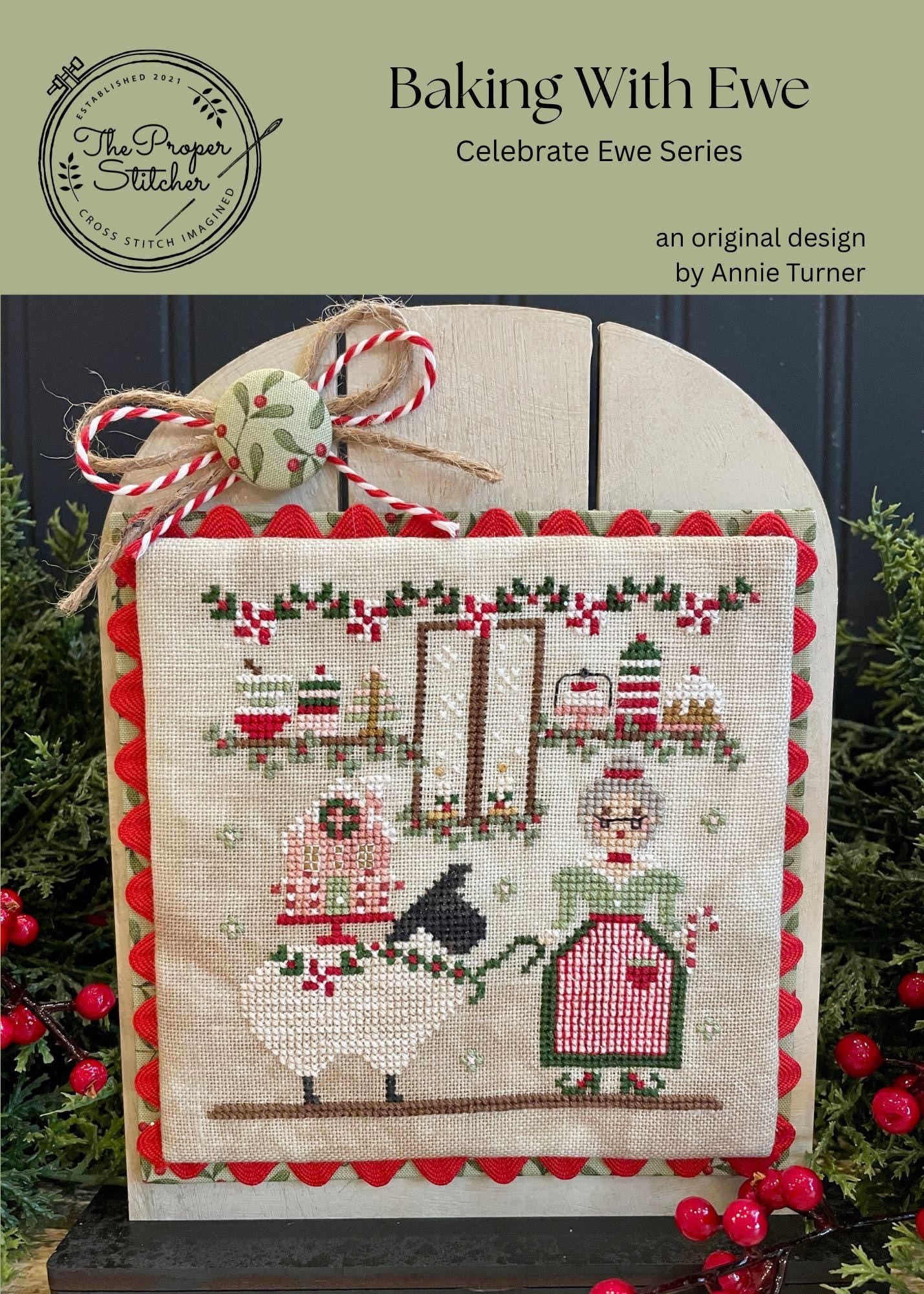 Baking with Ewe - Cross Stitch Paper Pattern