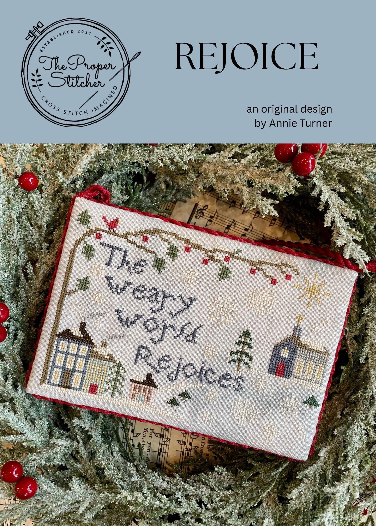 Rejoice - Cross Stitch Paper Pattern