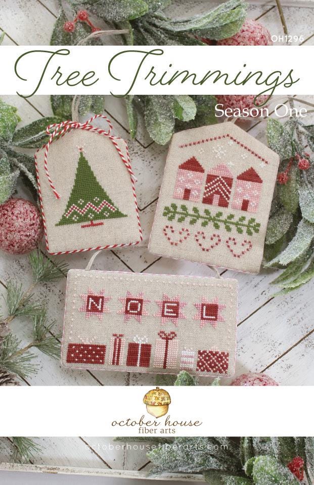 Tree Trimmings - Cross Stitch Paper Pattern