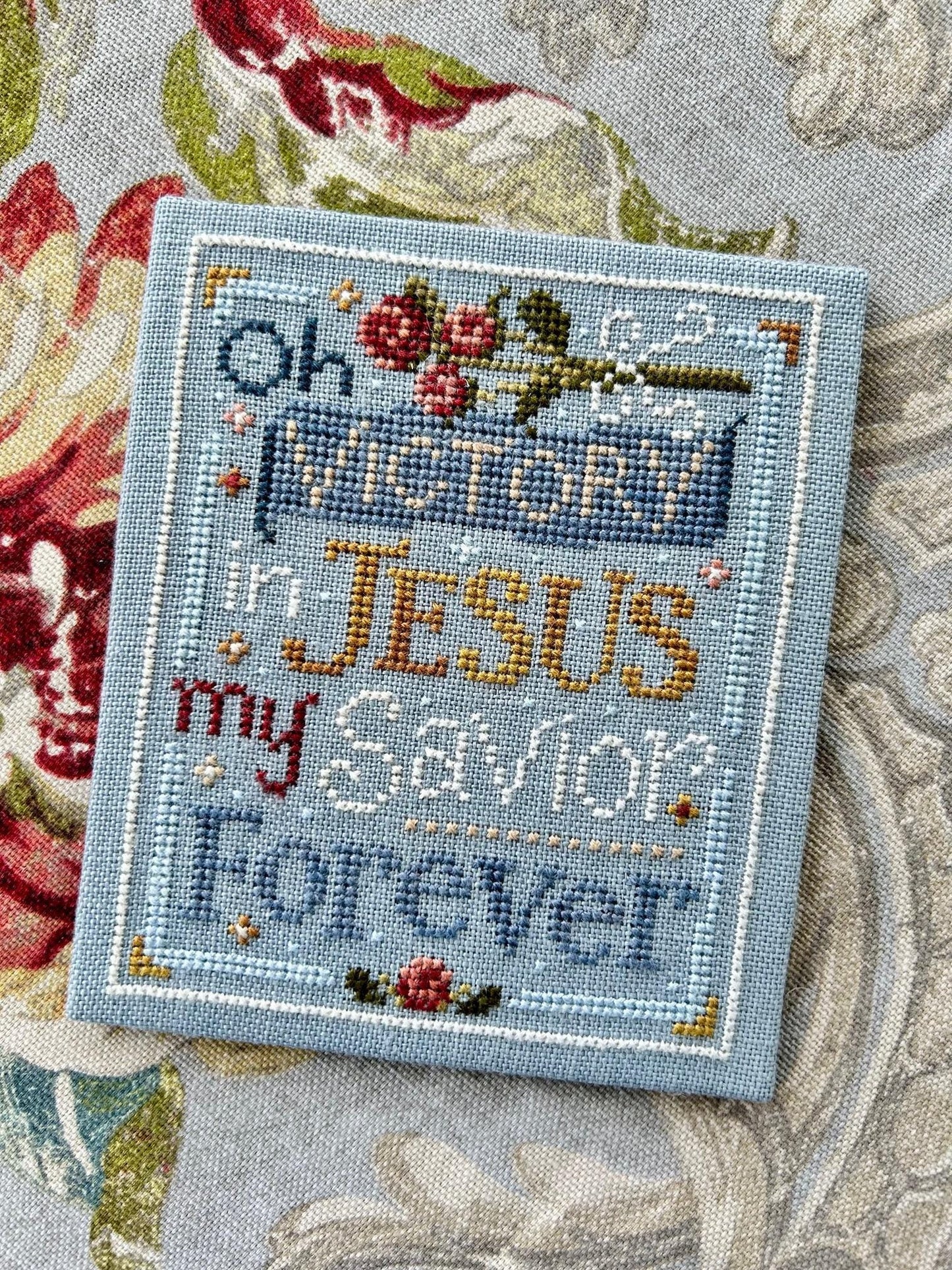 Victory in Jesus by Sweet Wing Studio - Cross Stitch Paper Pattern