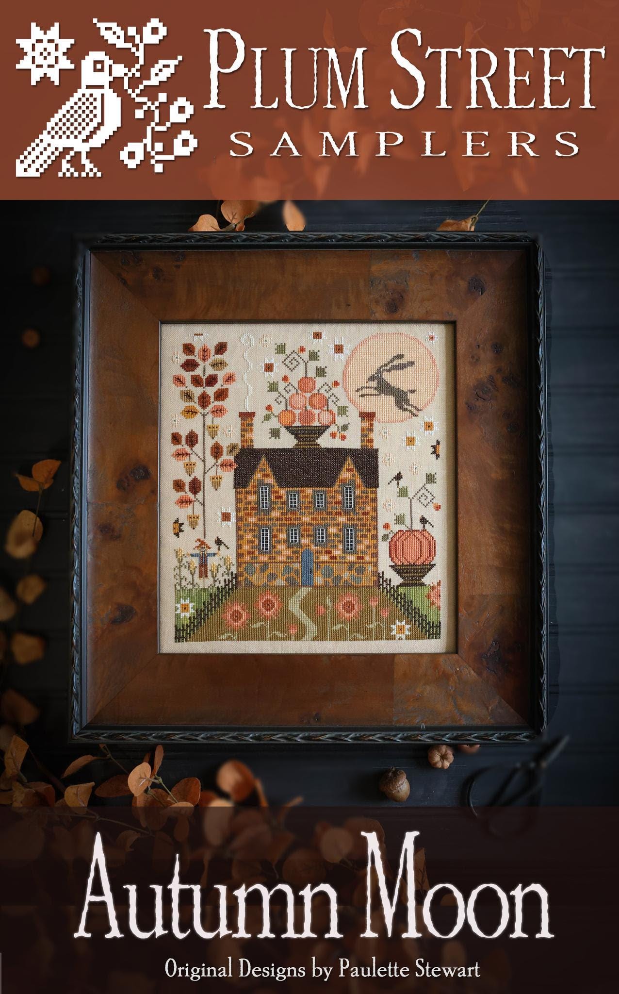 NEW!! Autumn Moon by Plum Street Samplers - Cross Stitch Paper Pattern