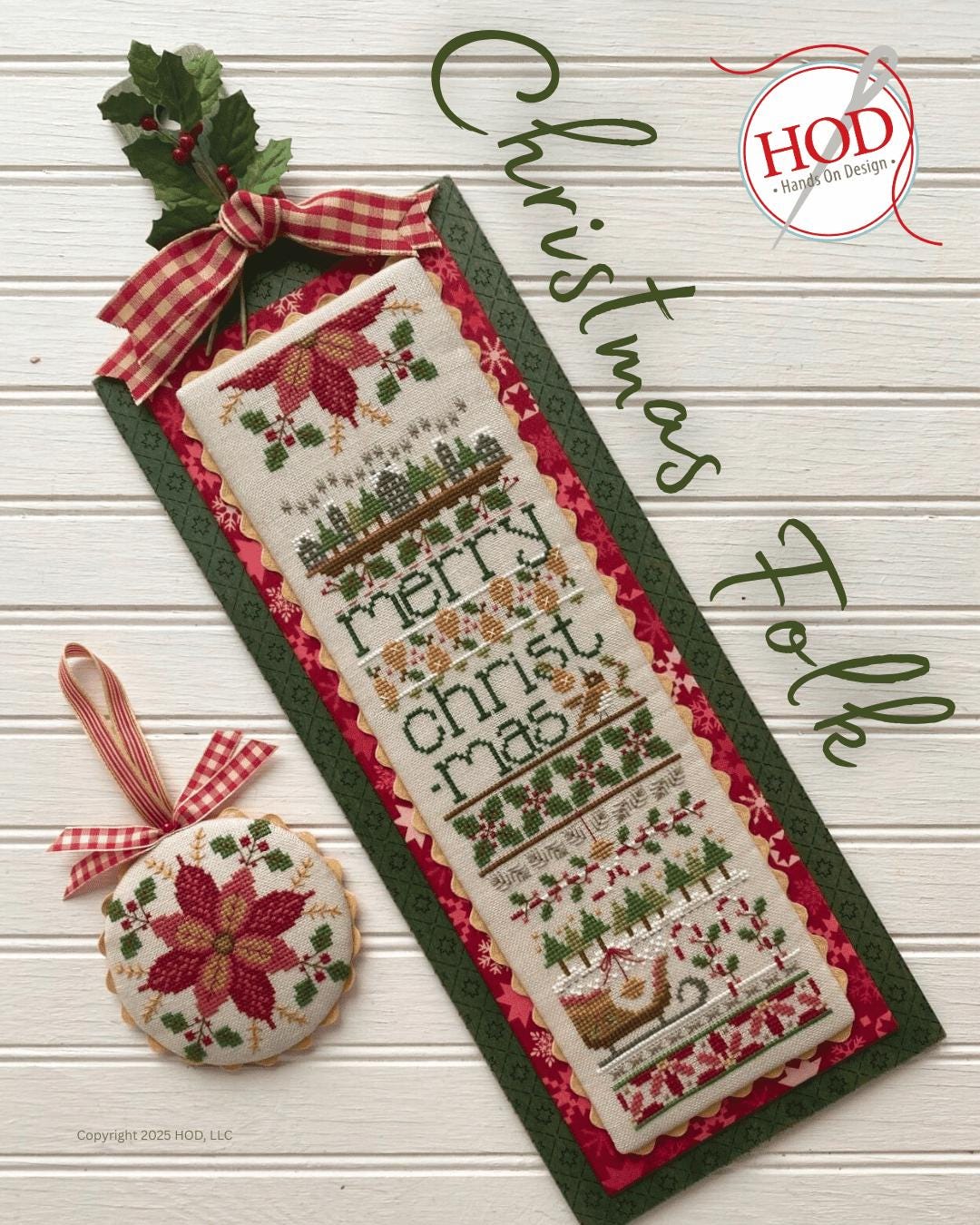 NEW! Christmas Folk by Hands on Design - Cross Stitch Paper Pattern