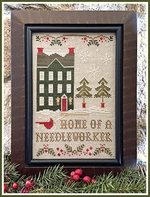 Winter at the Home of a Needleworker - Cross Stitch Paper Pattern