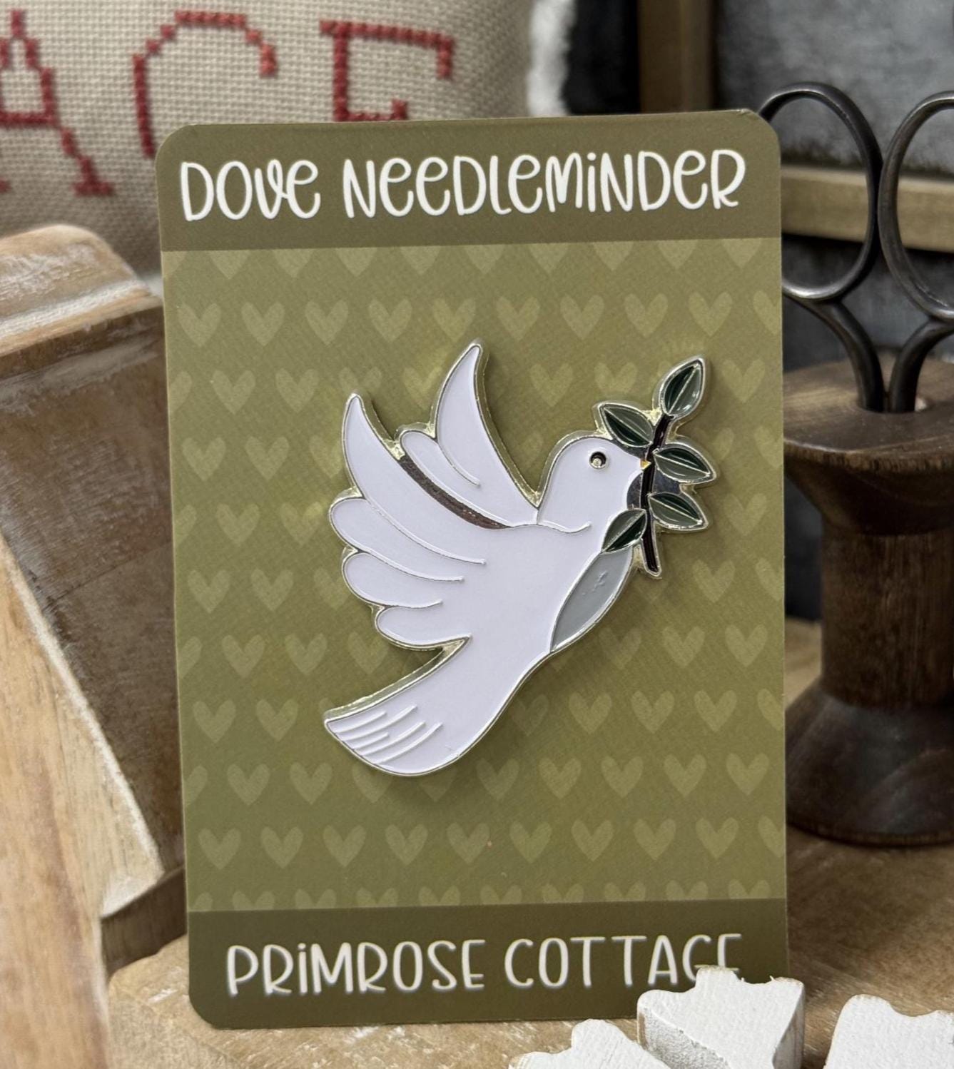 Dove Needle Minder by Primrose Cottage Stitches