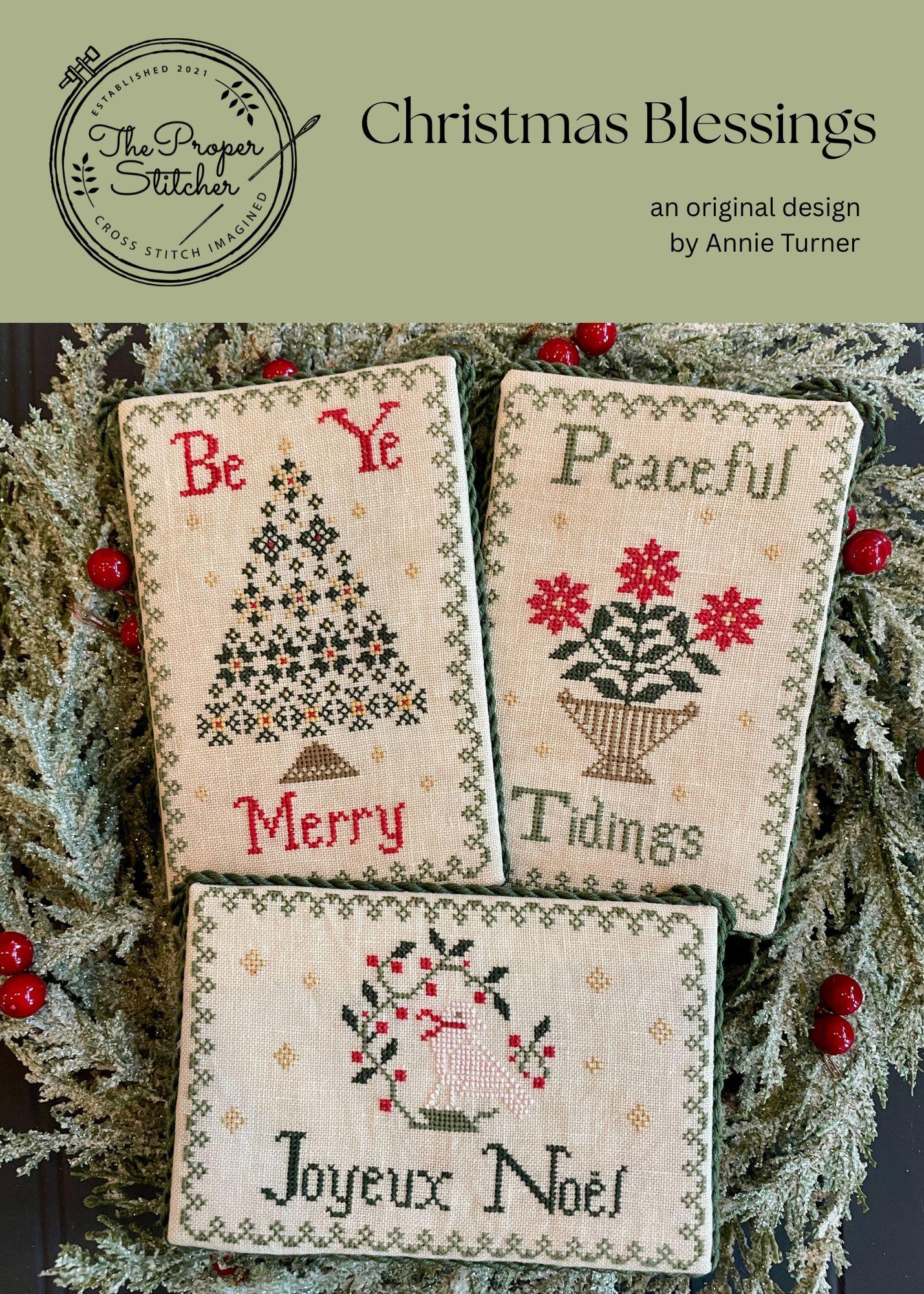 Christmas Blessings - Cross Stitch Paper Pattern
