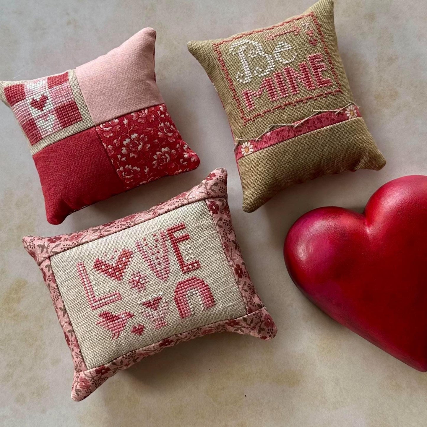 Love Triangle - Cross Stitch Paper Pattern