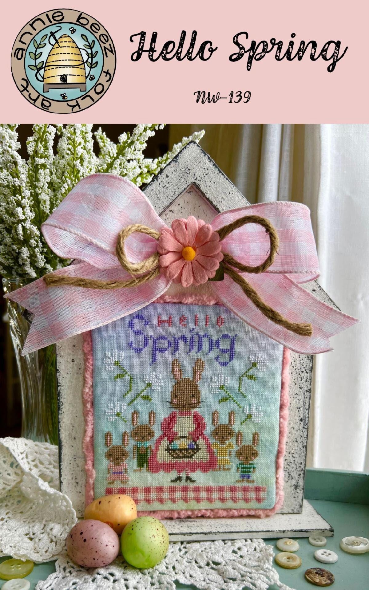 Hello Spring - Cross Stitch Paper Pattern