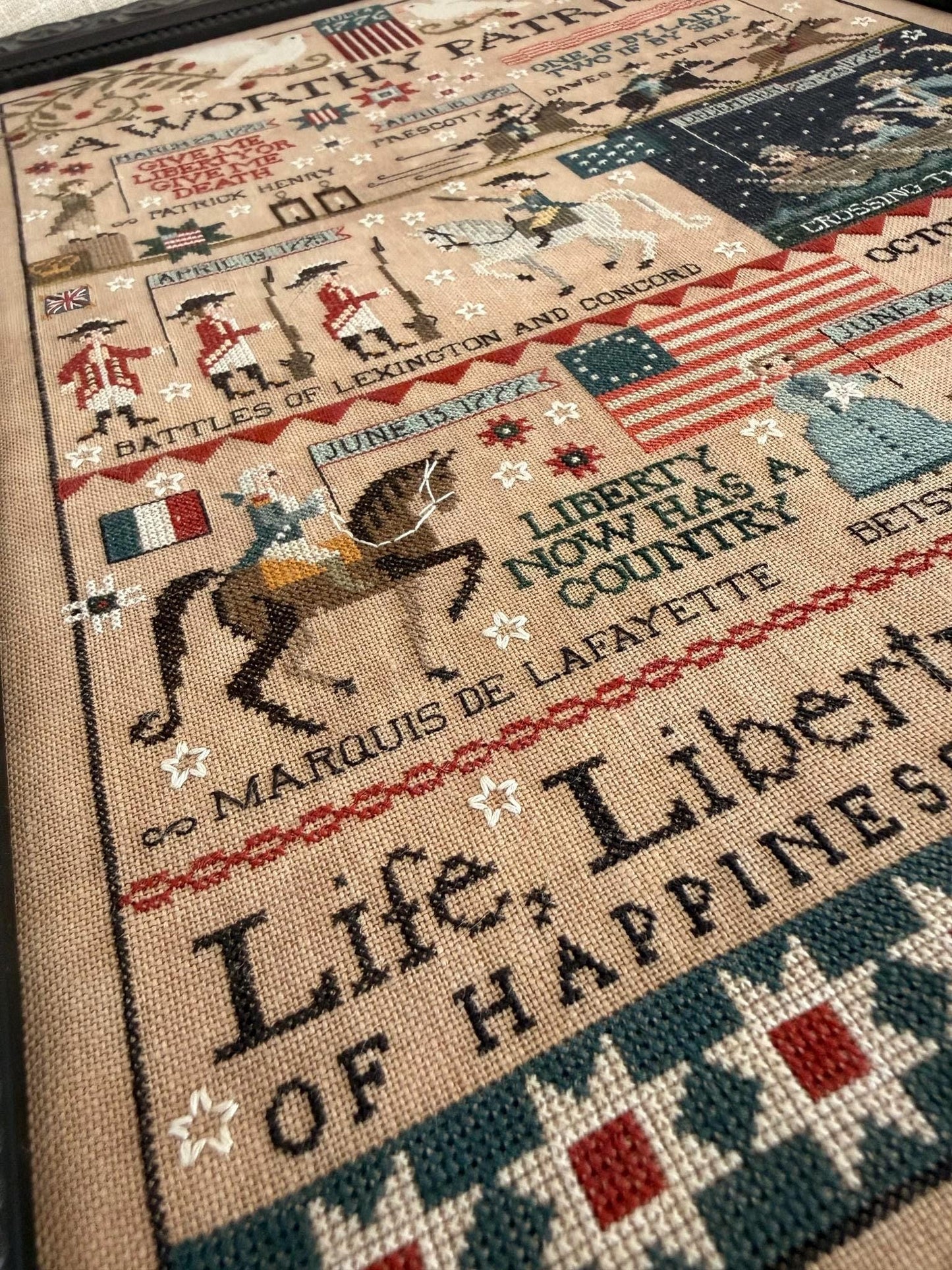PREORDER! A Worthy Patriot by Plum Street Samplers - 2026 Nashville Needlework Market