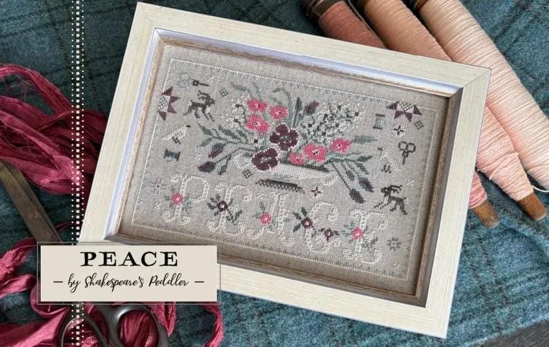 Peace - Cross Stitch Paper Pattern