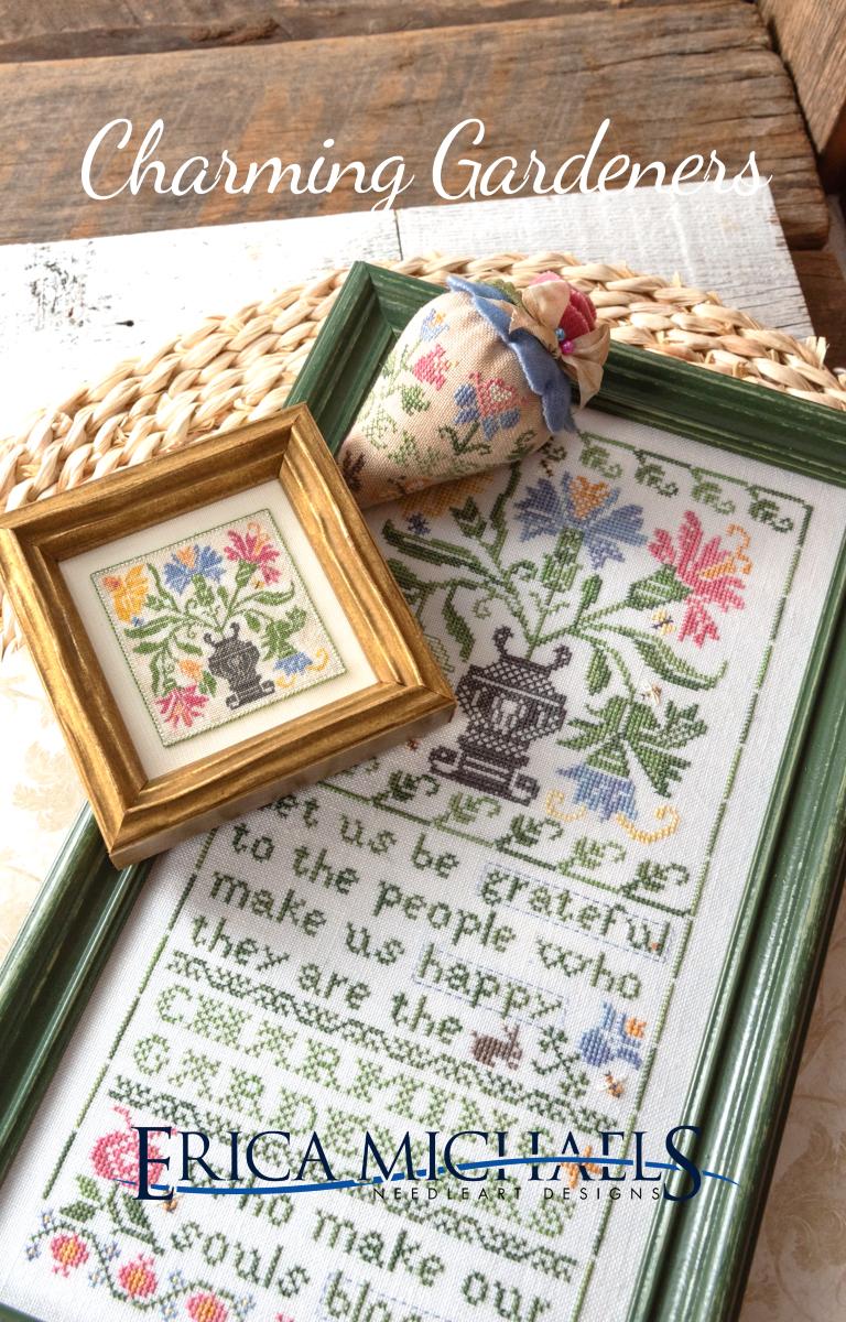 PREORDER! Charming Gardeners by Erica Michaels - 2026 Nashville Needlework Market