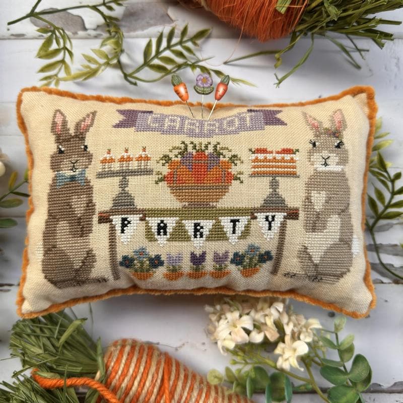 Carrot Party - Cross Stitch Paper Pattern
