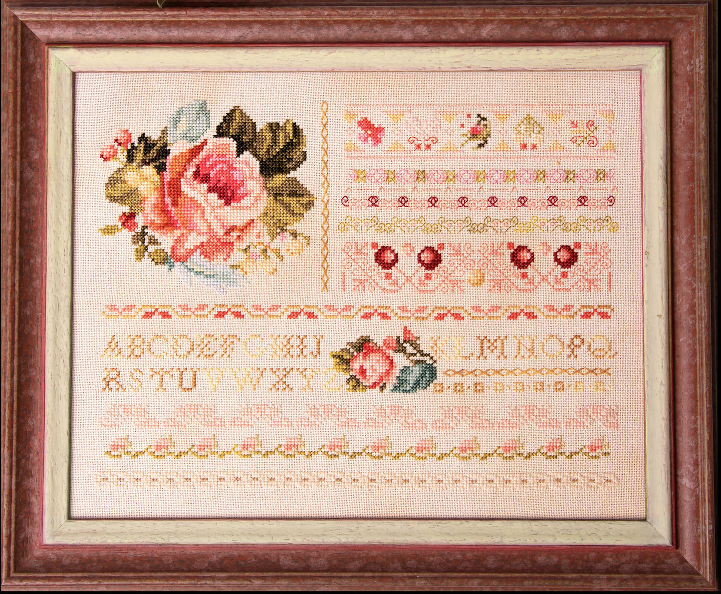 Rose Band Sampler II - Cross Stitch Paper Pattern