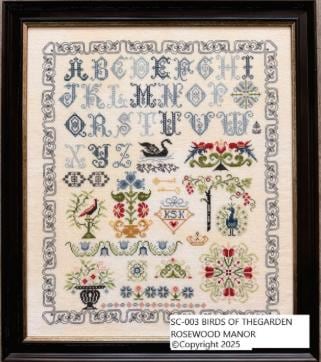 Birds of the Garden Booklet - Cross Stitch Paper Pattern
