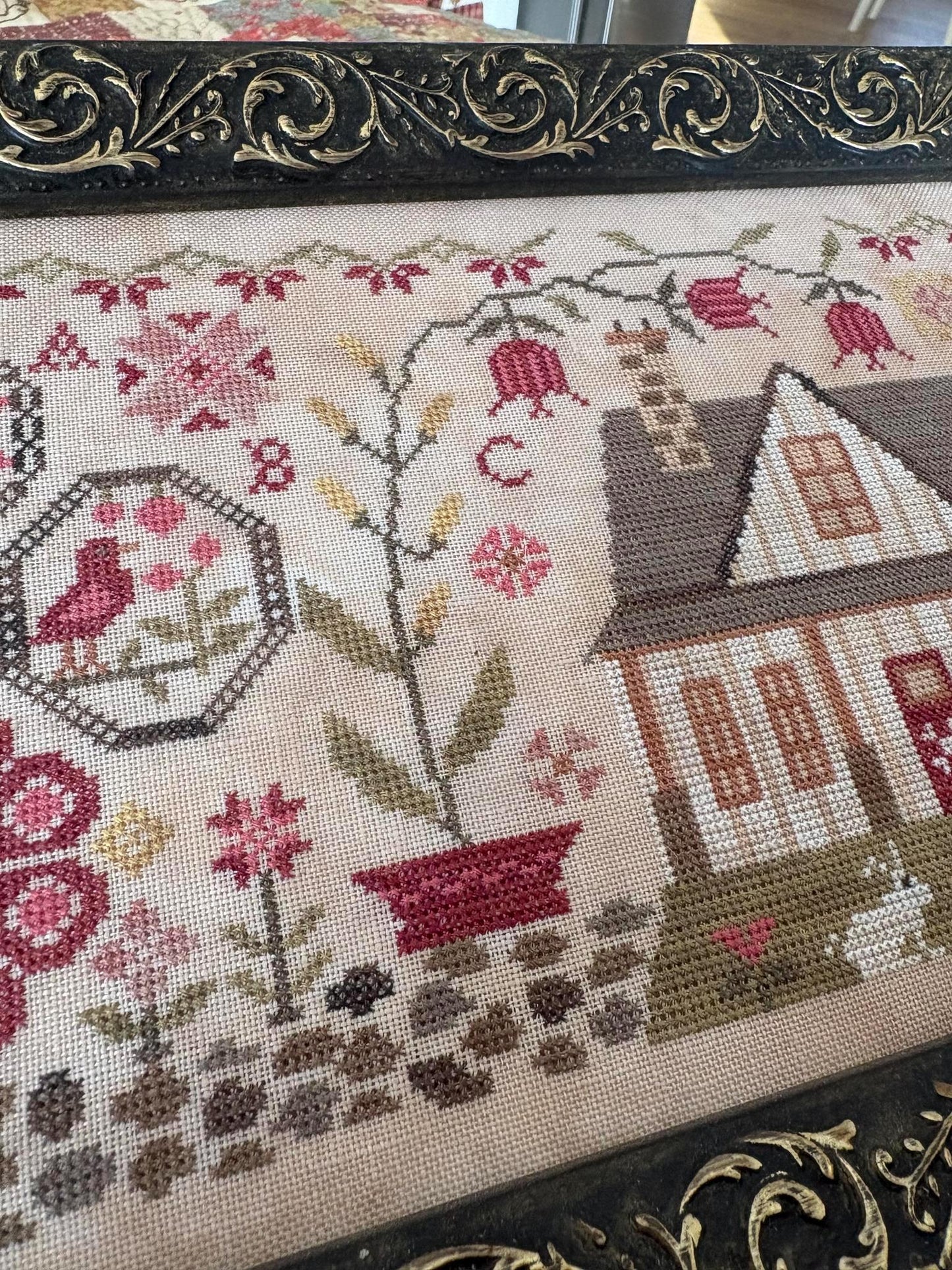 Quaker Farmhouse - Cross Stitch Paper Pattern