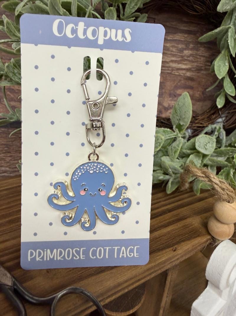 PREORDER! Octopus Charm by Primrose Cottage Stitches - Cross Stitch Paper Pattern