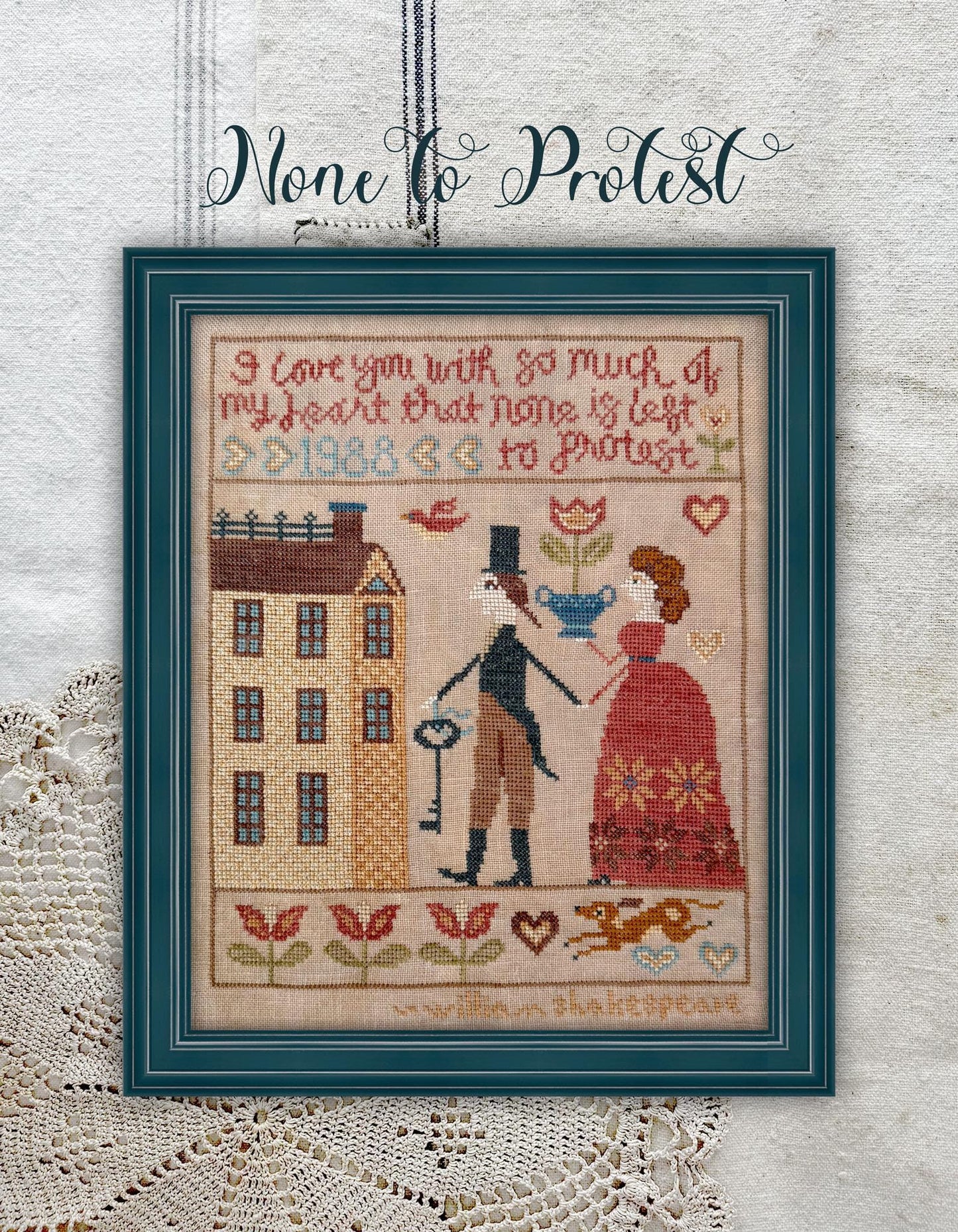 Hello Love Booklet - Cross Stitch Paper Pattern