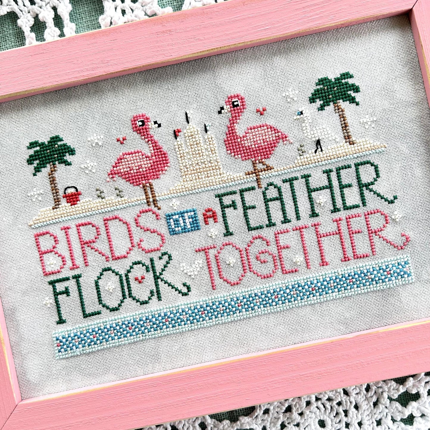 WordyBirds - June - Cross Stitch Paper Pattern