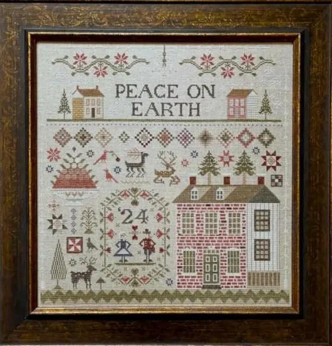 Peace On Earth - Cross Stitch Paper Pattern
