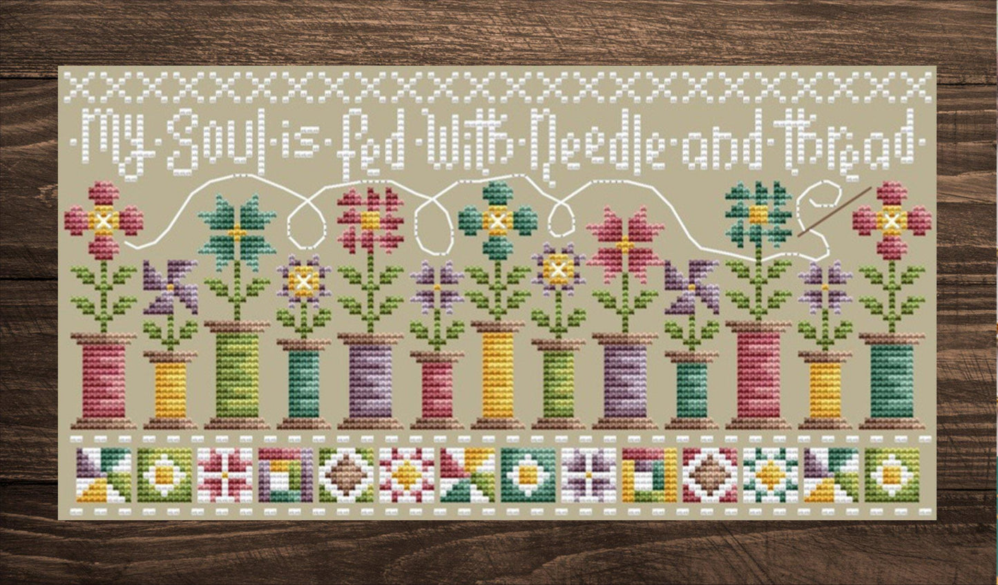 Soul Is Fed - Cross Stitch Paper Pattern