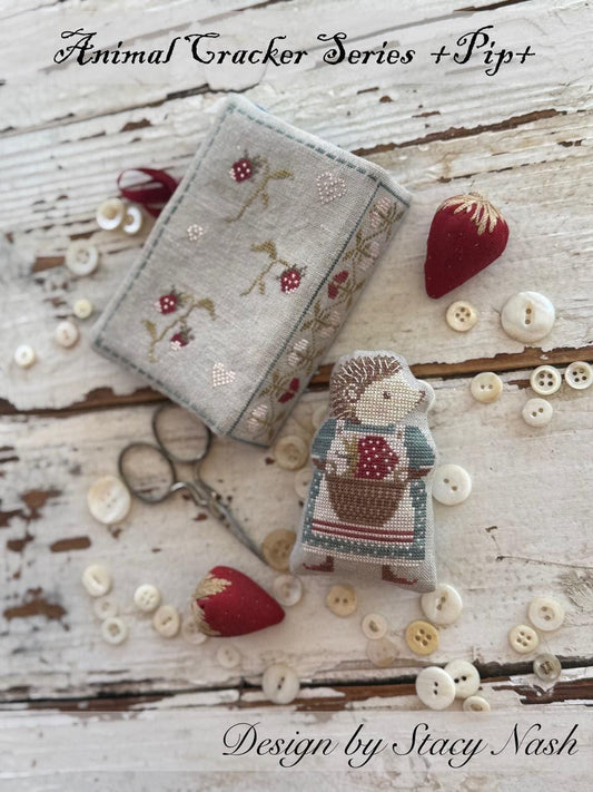 PREORDER! Animal Cracker Series - Pip - by Stacy Nash Designs - 2026 Nashville Needlework Market