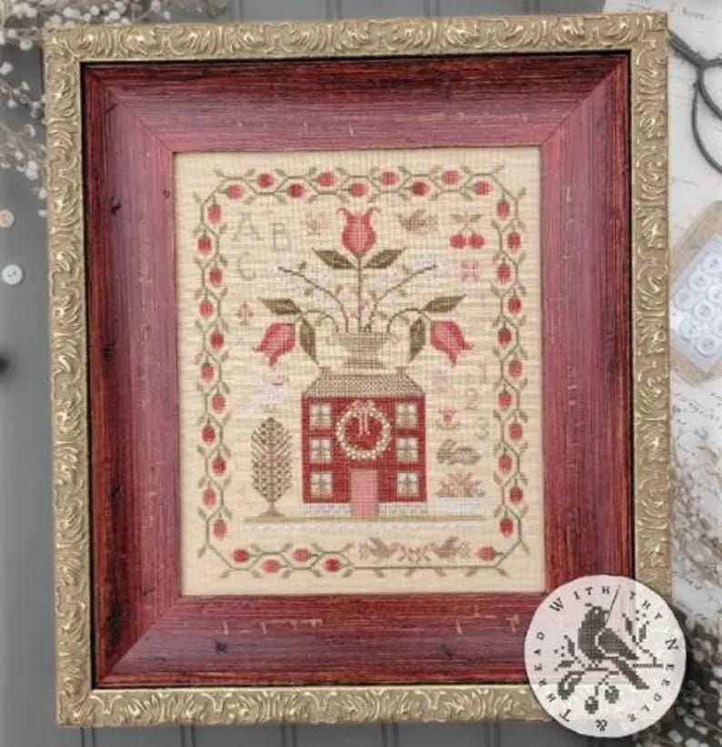 ABC 123 Sampler - Cross Stitch Paper Pattern