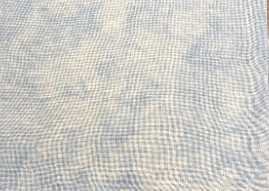 32 count SKY linen - 17" x 27"