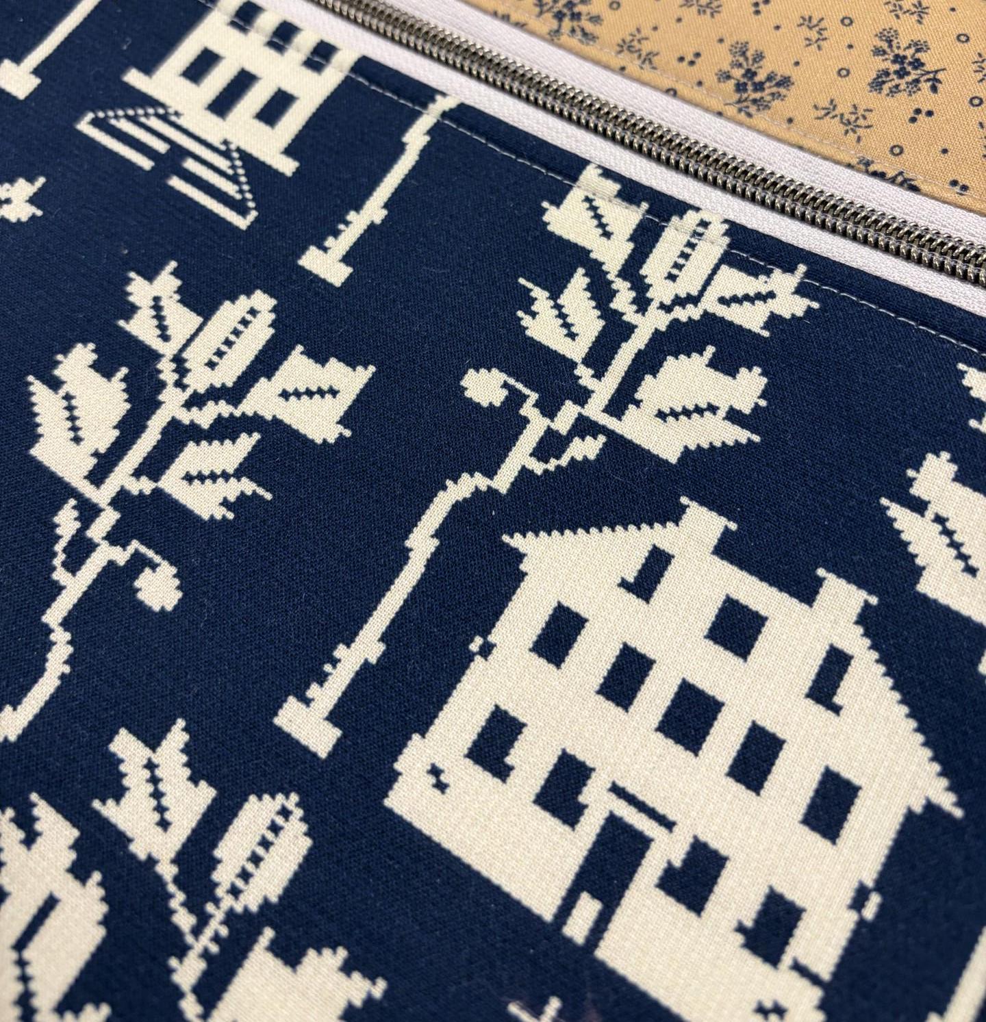 Project Bag 12 x 14 - Cloth - Indigo Schoolhouse