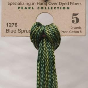 Blue Spruce #1276 Pearl Cotton Size 5 - Weeks Dye Works