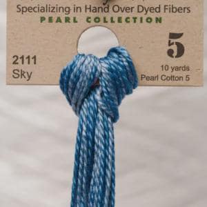 Sky #2111 Pearl Cotton Size 5 - Weeks Dye Works