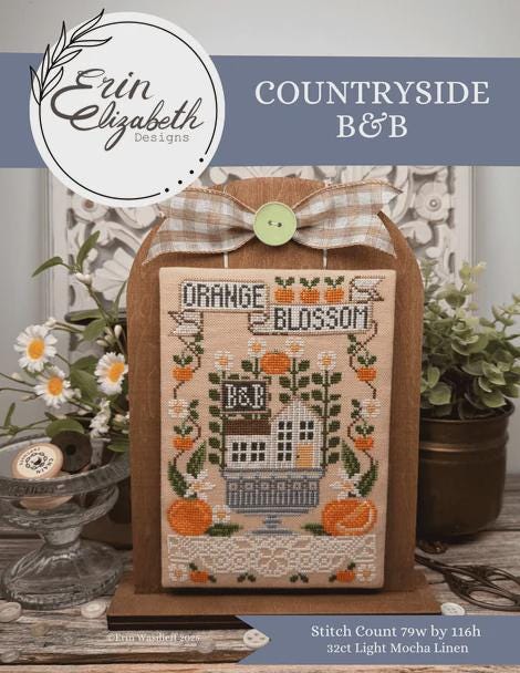 Countryside B&B by Erin Elizabeth Designs (PRE-ORDER) - Cross Stitch Paper Pattern
