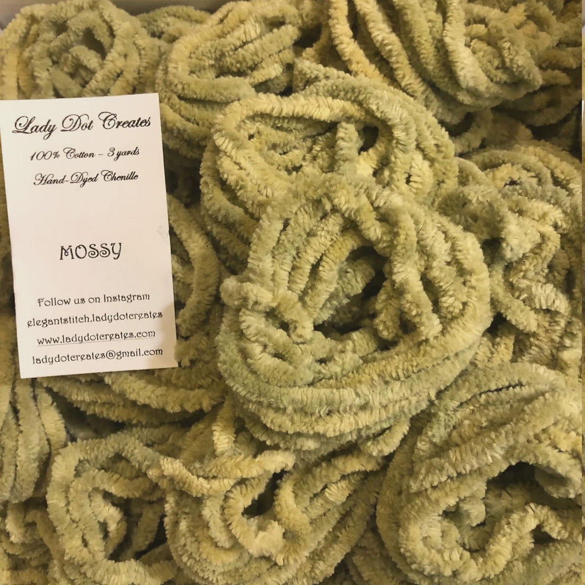 Mossy Chenille Trim (3 yards) - Lady Dot Creates