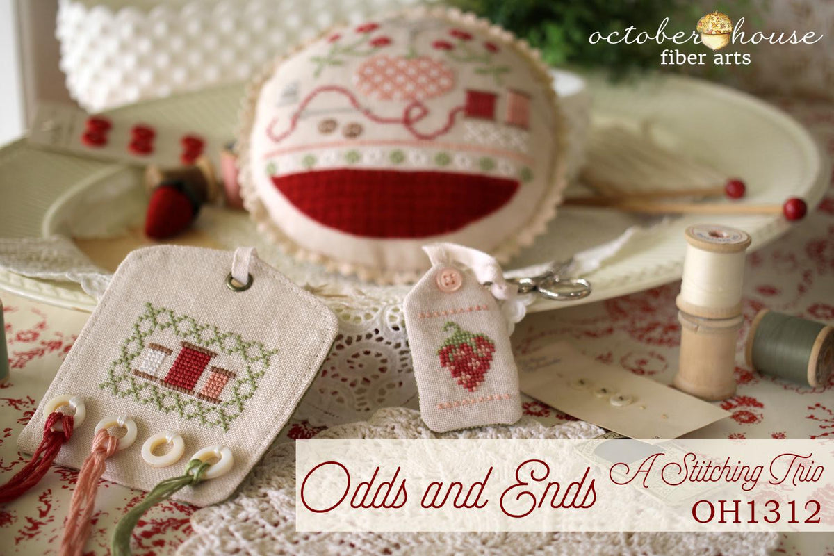 Odds and Ends by October House Fiber Arts - Cross Stitch Paper Pattern