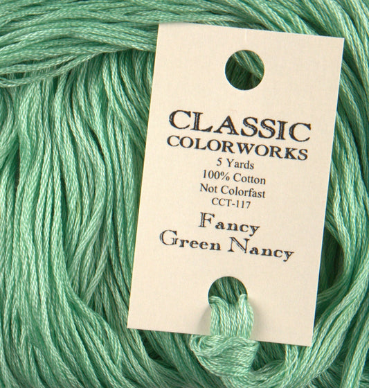 Fancy Green Nancy - Classic Colorworks Cotton Floss