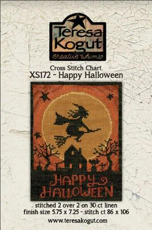Happy Halloween by Teresa Kogut - Cross Stitch Paper Pattern