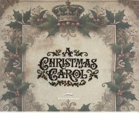 A Christmas Carol - The Novel - by The Primitive Hare - Cross Stitch Paper Pattern