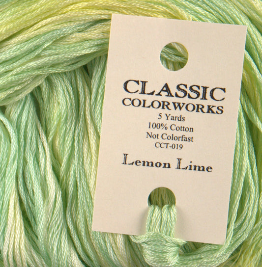 Lemon Lime - Classic Colorworks Cotton Floss
