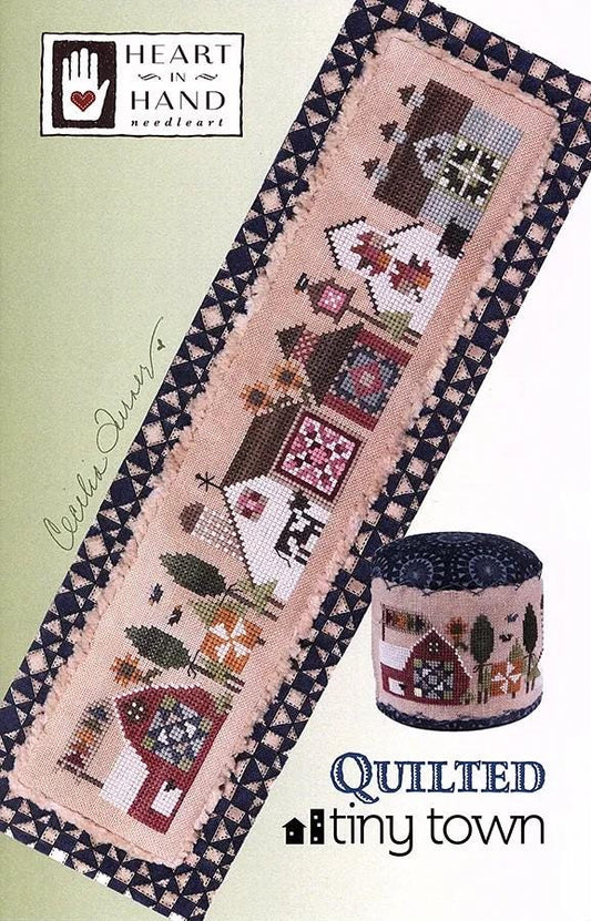 Quilted Tiny Town by Heart in Hand Needleart - Cross Stitch Paper Pattern