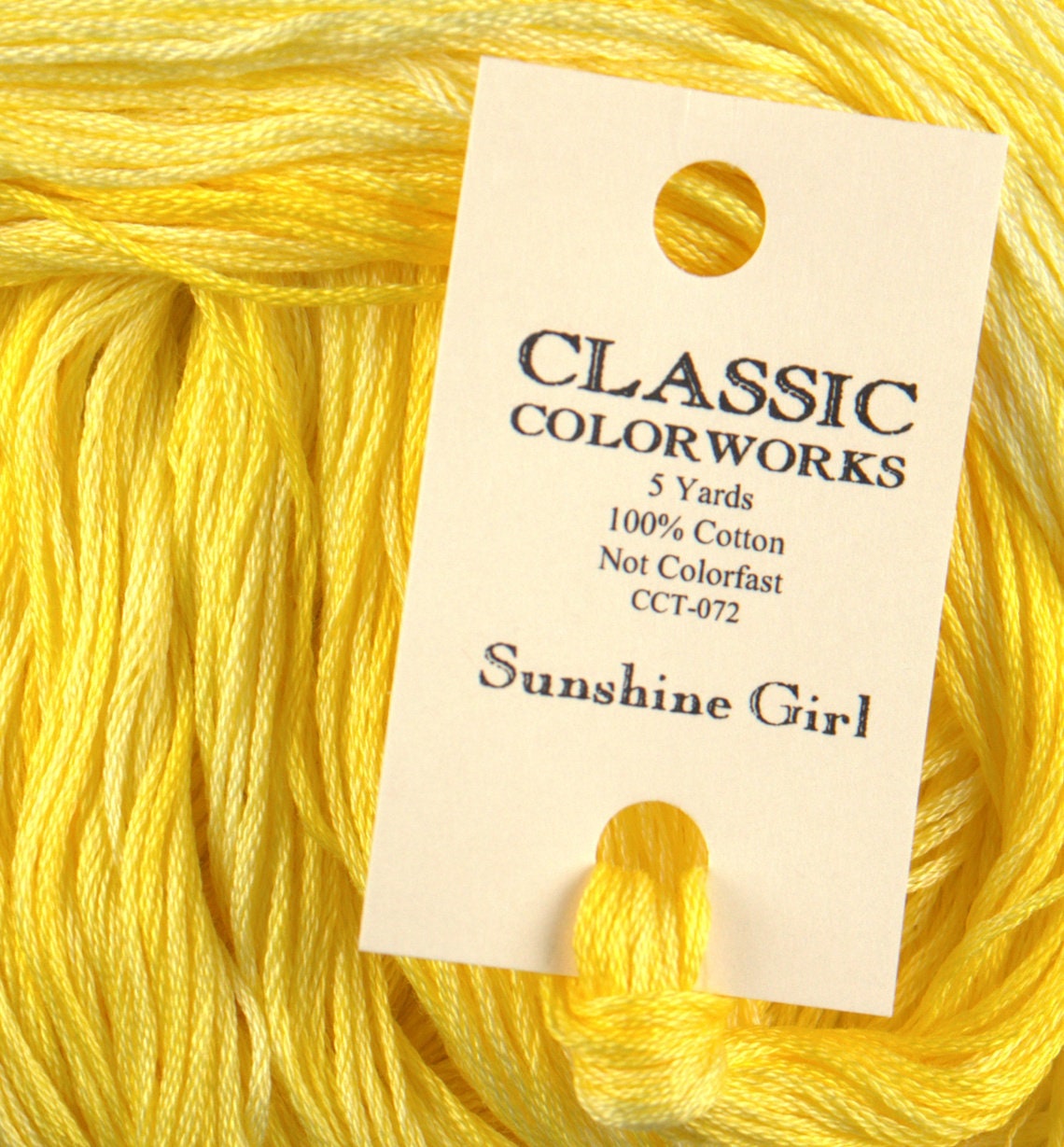 Sunshine Girl - Classic Colorworks Cotton Floss