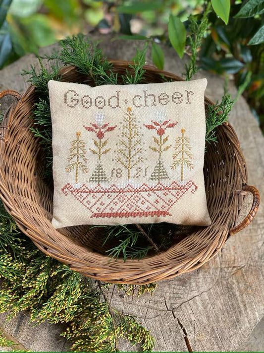 Basket of Cheer (Good Cheer) by Notforgotten Farm - Cross Stitch Paper Pattern
