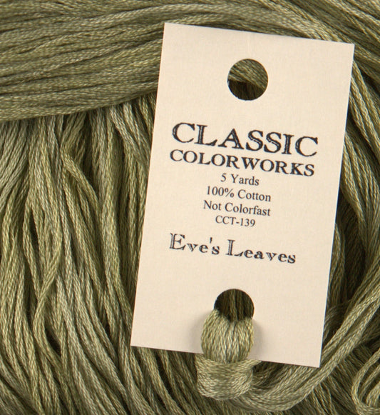 Eve's Leaves - Classic Colorworks Cotton Floss