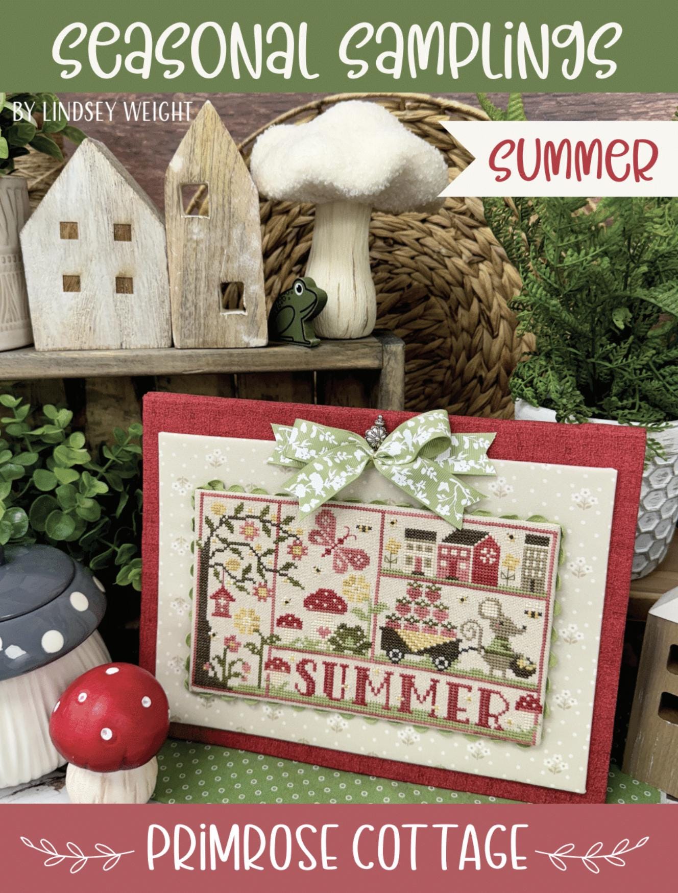 Seasonal Samplings Summer by Primrose Cottage Stitches - Cross Stitch Paper Pattern