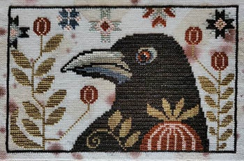 Byron Blackbird by The Artsy Housewife - Cross Stitch Paper Pattern