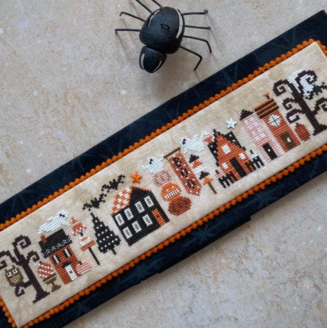 Halloween Tiny Town by Heart in Hand Needleart - Cross Stitch Paper Pattern