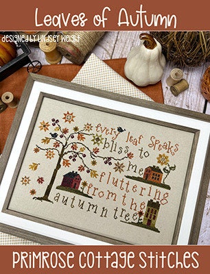 Leaves of Autumn by Primrose Cottage Stitches - Cross Stitch Paper Pattern