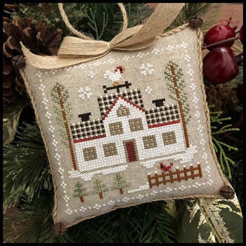 Farmhouse Christmas Series #7 - Cock-A-Doodle-Do by Little House Needleworks - Cross Stitch Paper Pattern