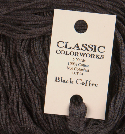 Black Coffee - Classic Colorworks Cotton Floss