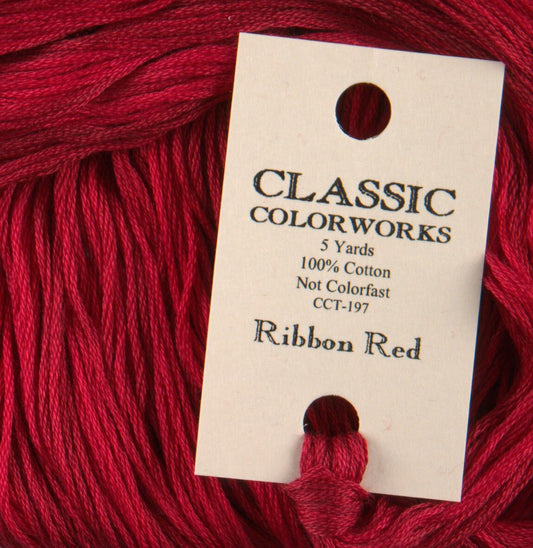 Ribbon Red - Classic Colorworks Cotton Floss