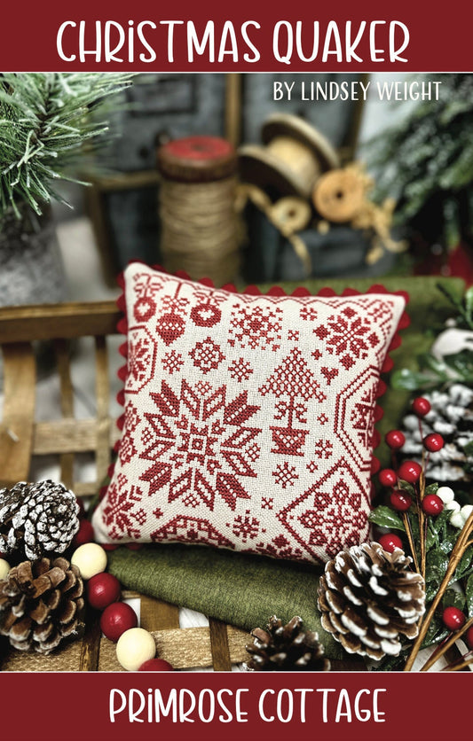 Christmas Quaker by Primrose Cottage Stitches - Cross Stitch Paper Pattern