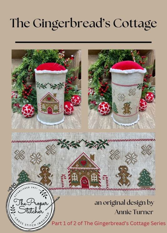 The Gingerbread's Cottage by The Proper Stitcher - Cross Stitch Paper Pattern